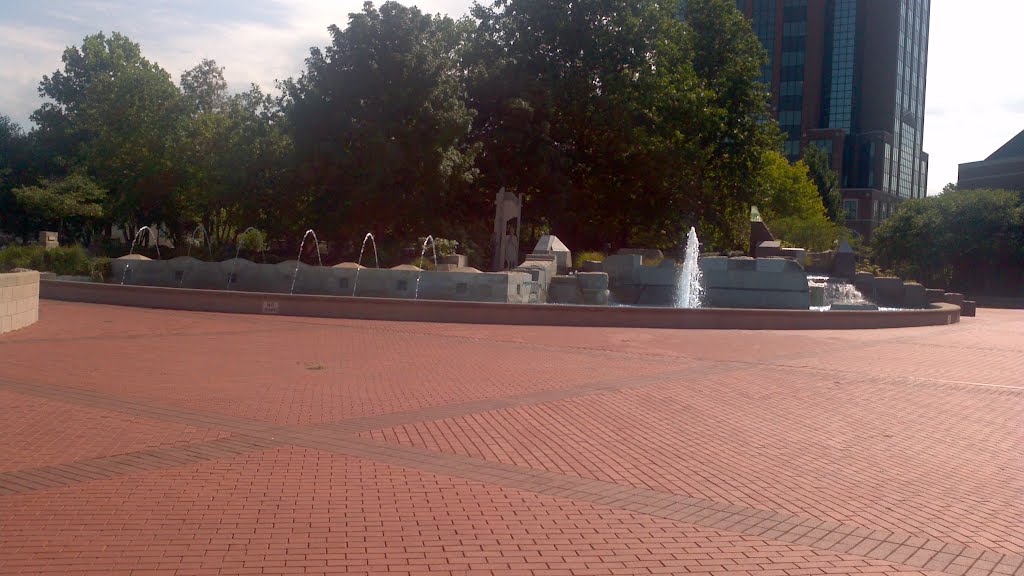 Fountain in front of the City Hall Murfreesboro TN