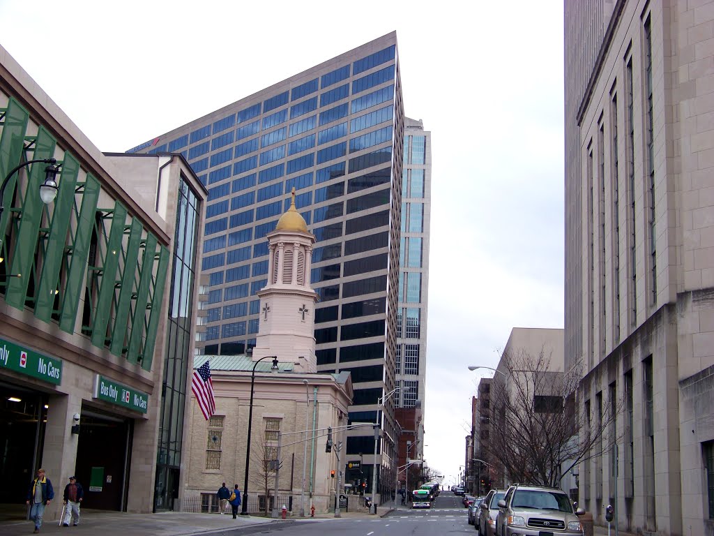 Saint Mary Church and 5th Ave - Nashville, Tennessee