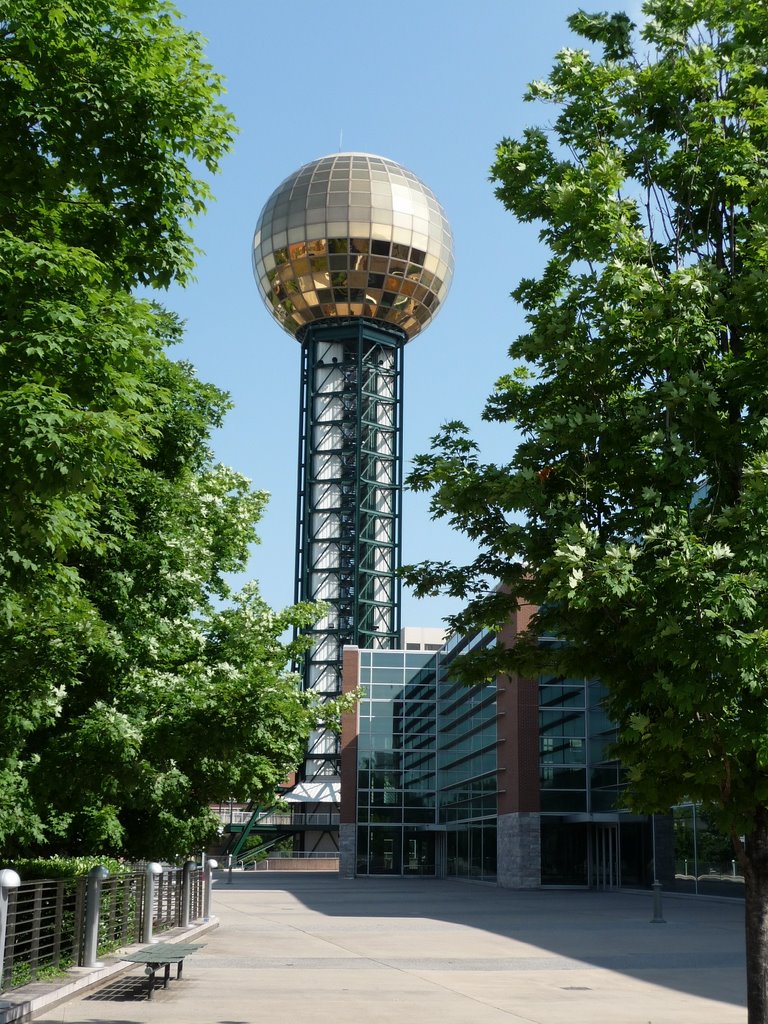 Sunsphere Tower in morning light