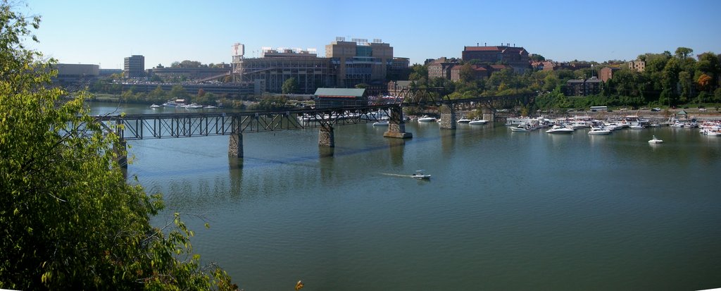 Neyland Stadium across Tennessee River