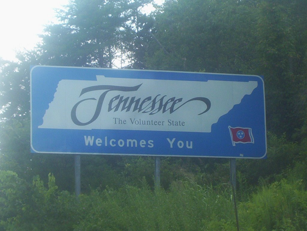 Tennessee from Kentucky on I-75
