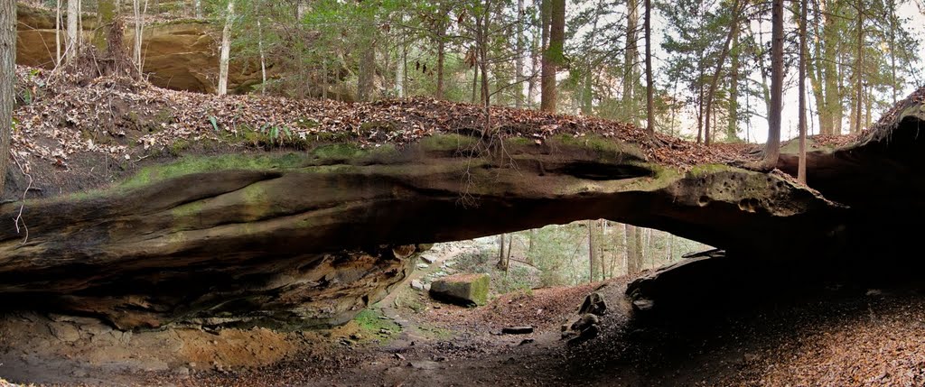 Yahoo Arch Panorama (Big South Fork, KY) Autumn 2010