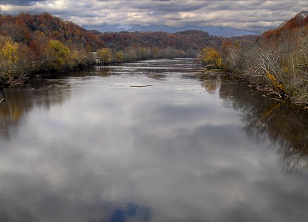 A view down the river