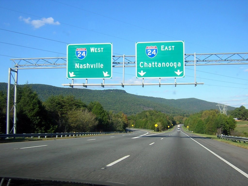 I-59 & I-24, Lookout Valley, 10-18-2008