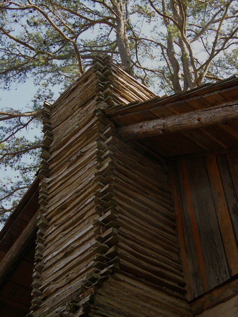 Wood chimney