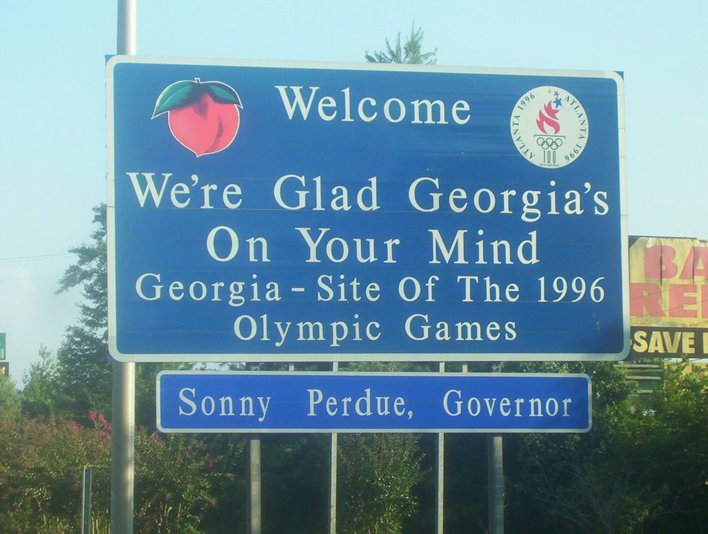 Georgia from Tennessee on I-75