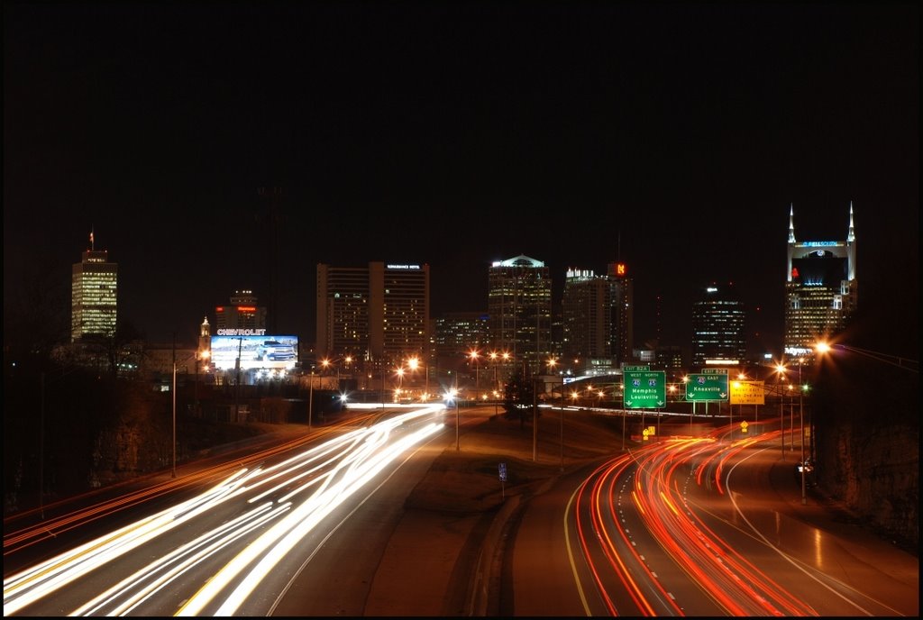 The view from the Chestnut Street Overpass