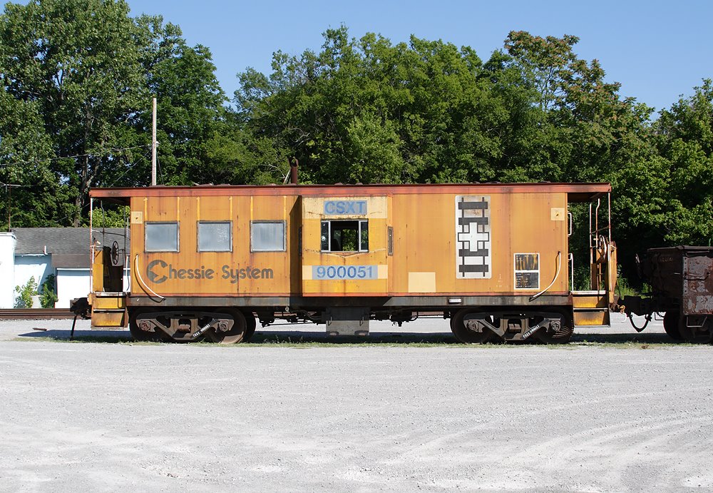 Caboose At The Franklin Depot