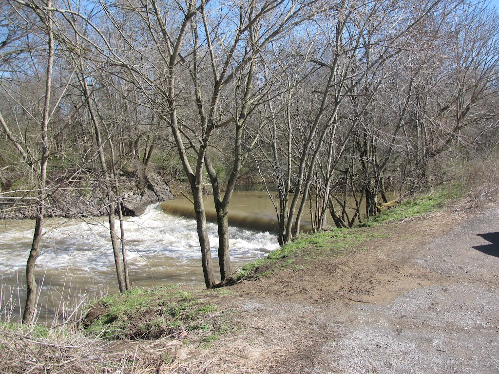 Harpeth River Dam Near Franklin, Tn. This dam was removed mid 2012. The TWRA has stocked this area with trout in the past as water temperature permitted.