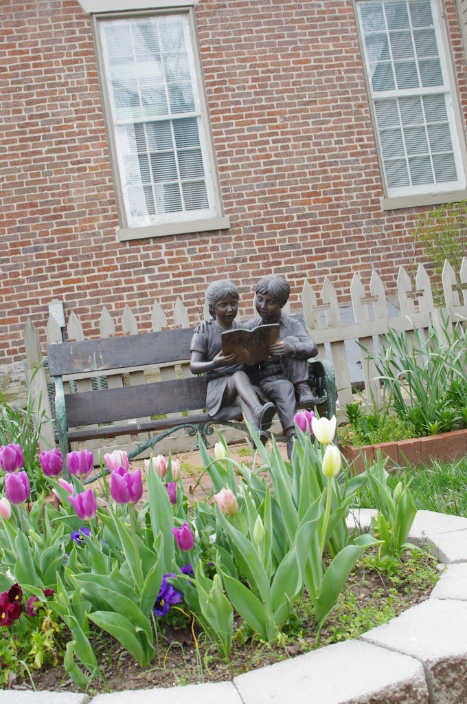 Methodist Church office garden Franklin, TN