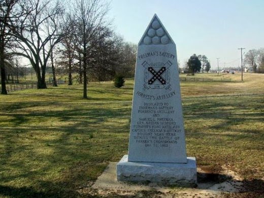 Freemans Battery/Forrests Artillery Monument, Parkers Crossroads Battlefield, Tennessee