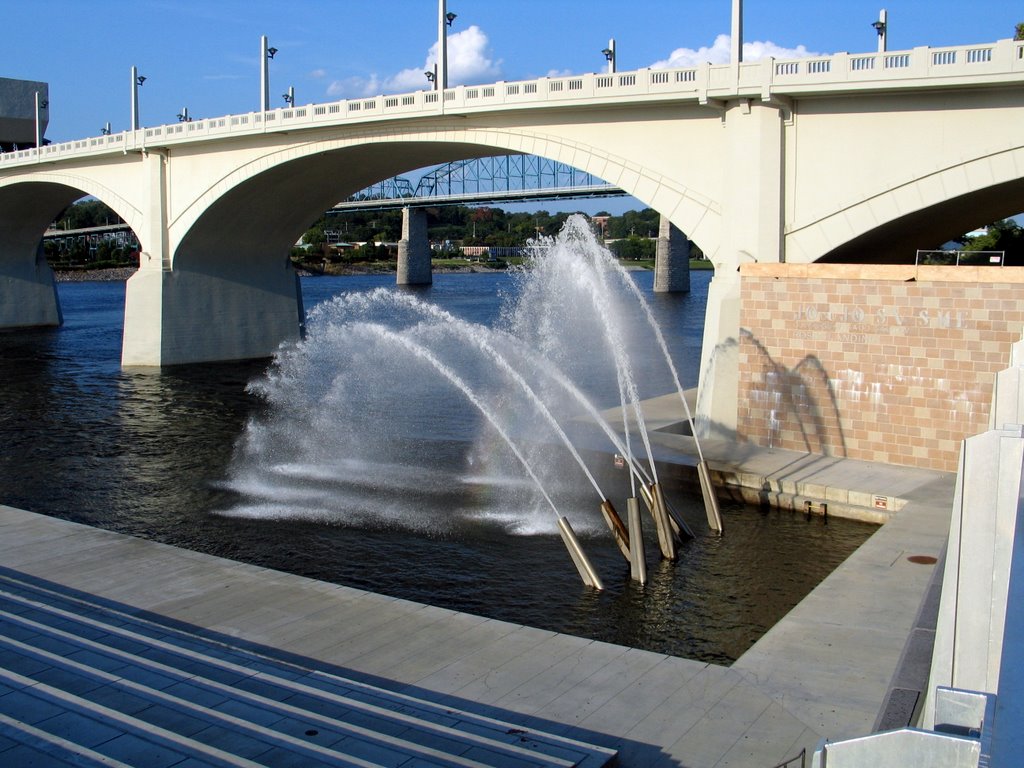Fountain At Rosss Landing Park, Chattanooga