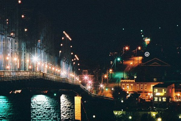 Walking Bridge at Night