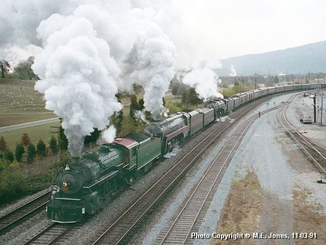Southern 4501 - N&W 611 & 1218 - Chattanooga, TN