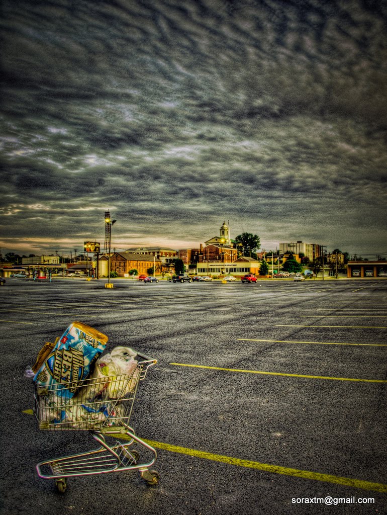 downtown over parking