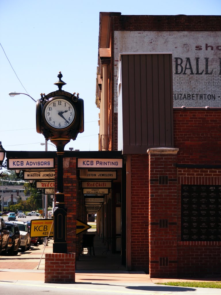 Clock in Elizabethton