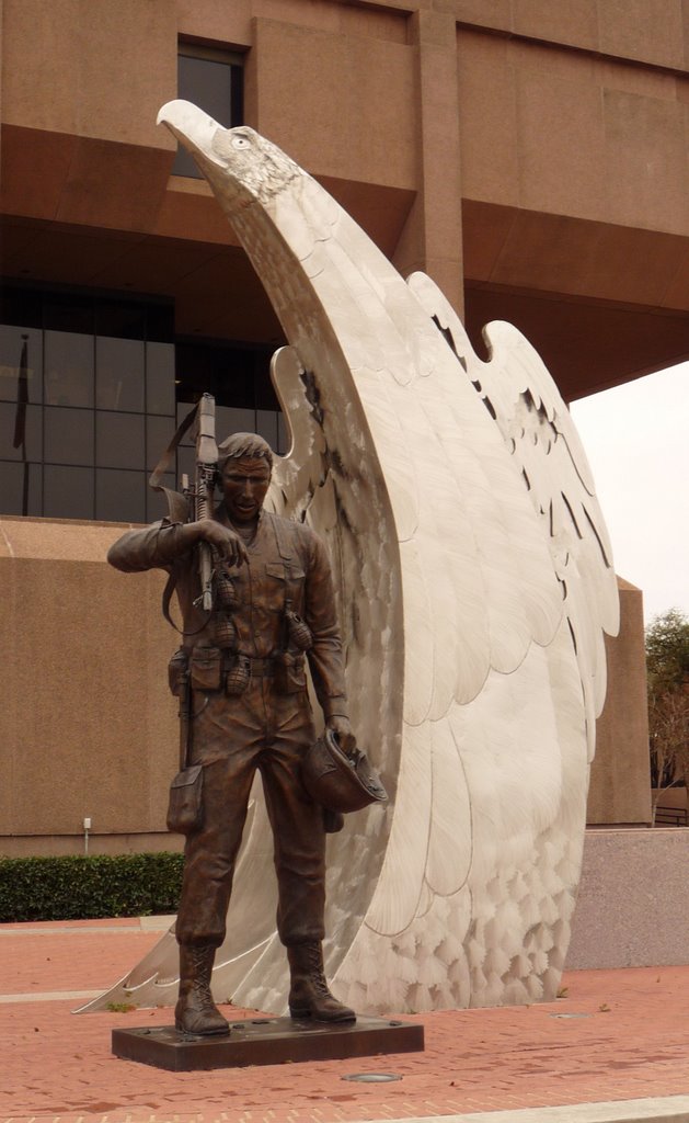 Memorial Soldier Statue - Abilene, TX.