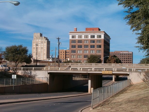 Looking North up Pine St