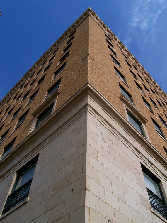 Looking up at the Windsor (Former Hilton)
