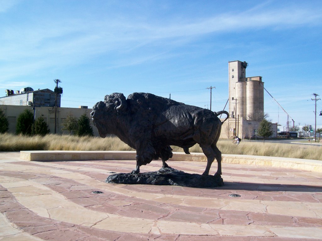 Frontier Texas! Buffalo Statue
