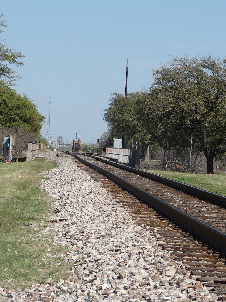 T & P Rail, looking east