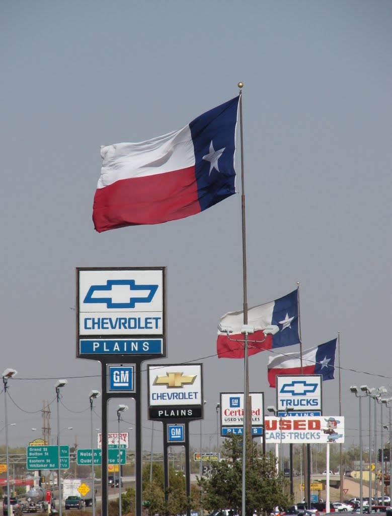 Texas Flags and Car Dealerships