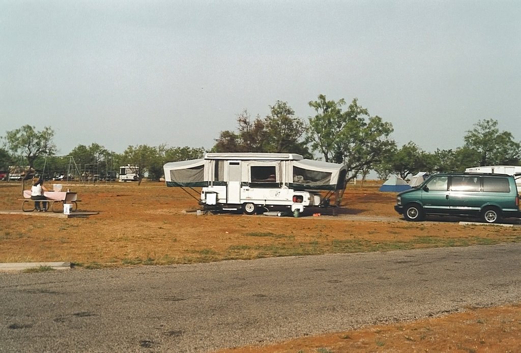 Campsite, Lake Colorado City State Park, Lake Colorado City, Texas