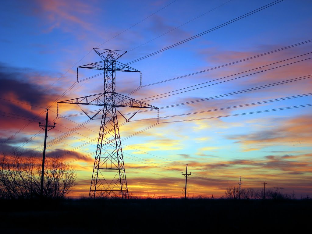PowerLine Tower in morning