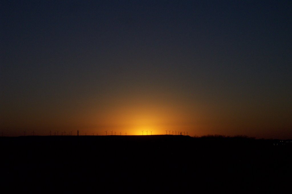 Windmills of West Texas at I20