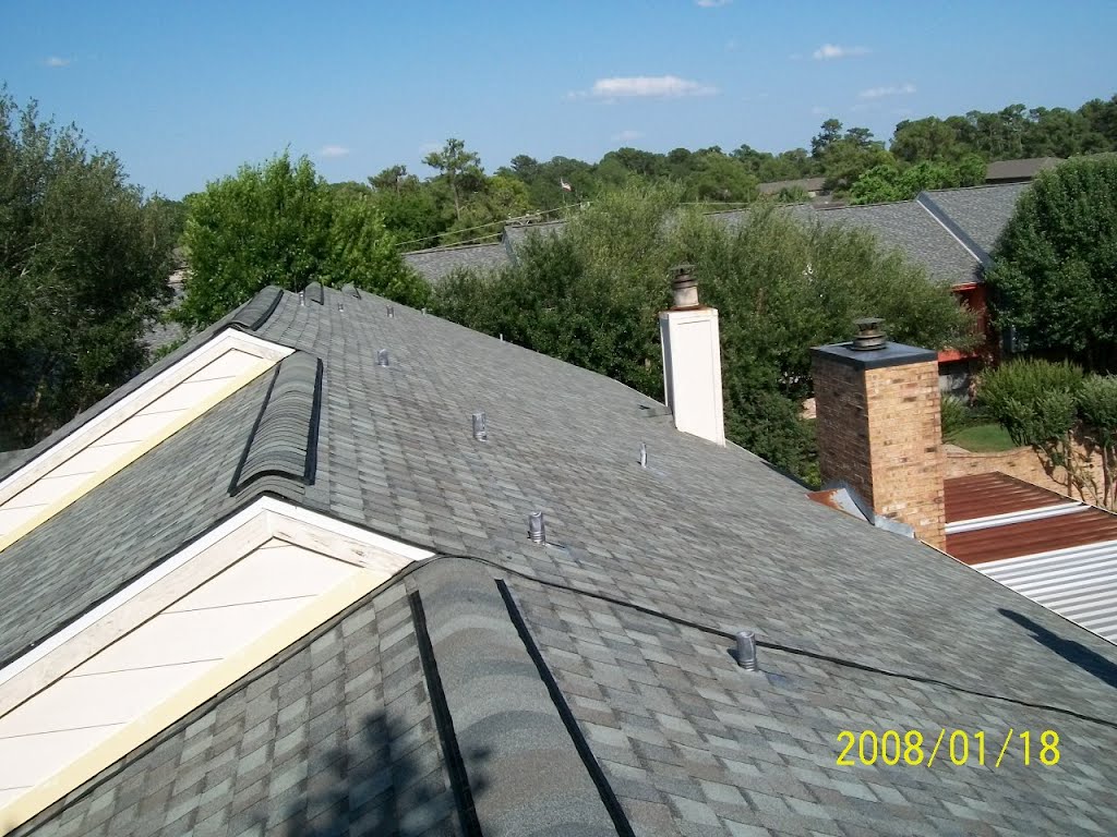 West Belt Townhomes Roof Replacement - Tamko 30 Year Oxford Grey Shingle Roof with Ridge Vent
