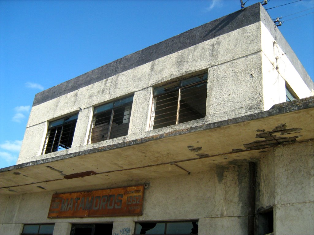 Edificio antigua estacion de ferrocarril Matamoros