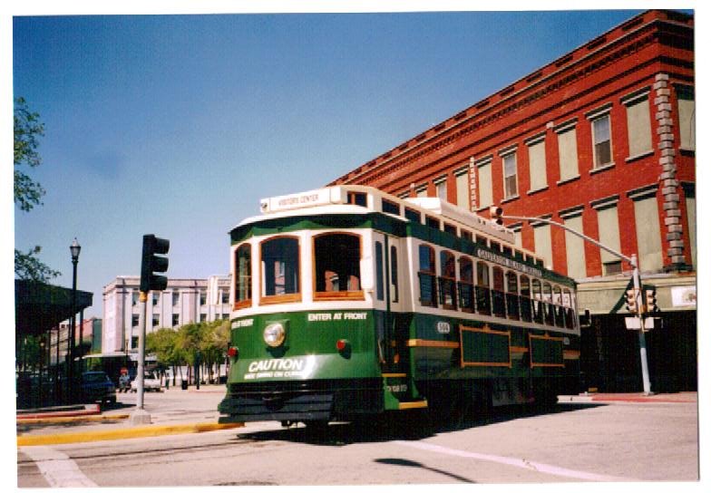 Island Transit trolley, Galveston, Texas