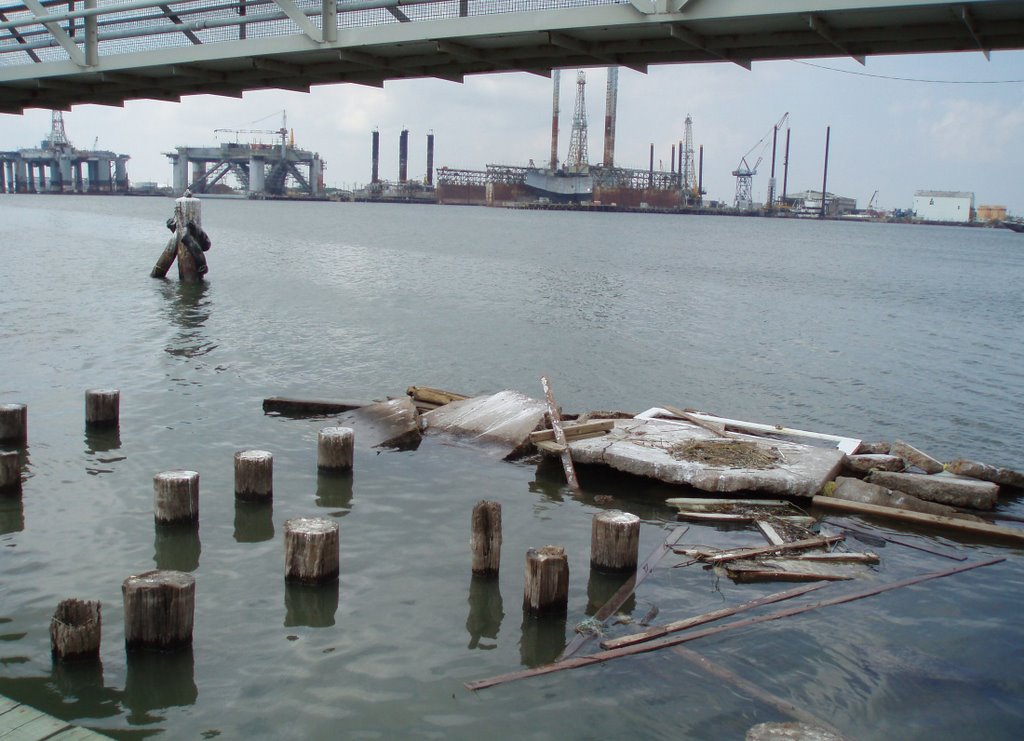 Deserted Oil Rigs of Galveston Bay