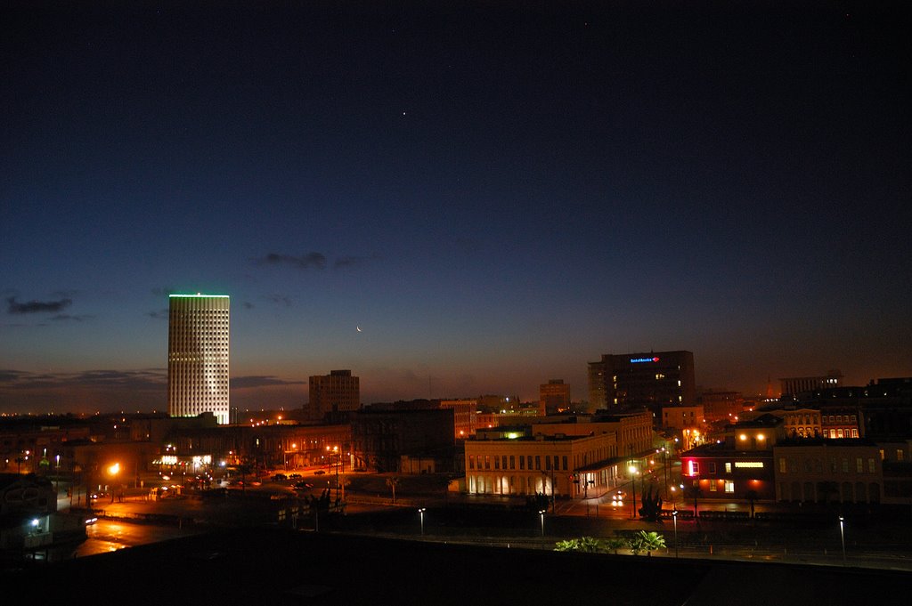 Twilight over Galveston