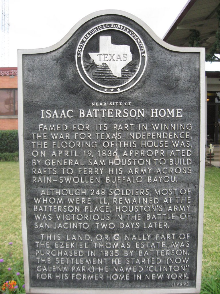 Isaac Batterson Historic Marker