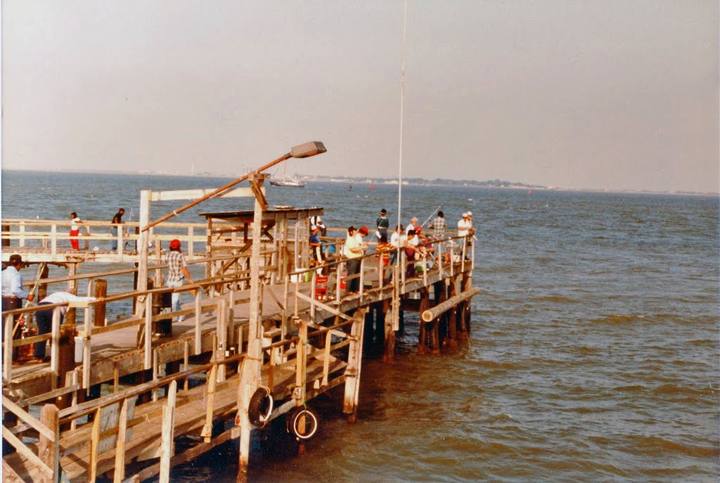 Fishing Pier on the Dike