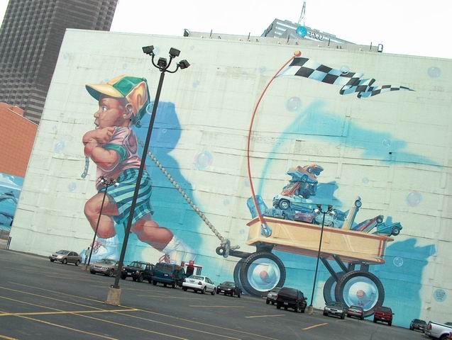 Wall painting, Dallas