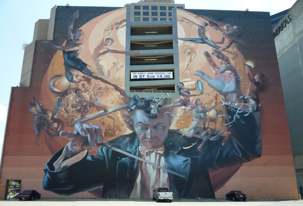 Parking Garage Mural - Dallas, Tx. - August 2008