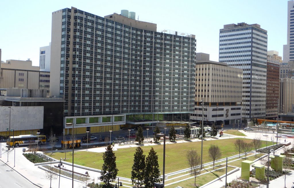 The Former Dallas Hilton, Main Street, Dallas, TX.