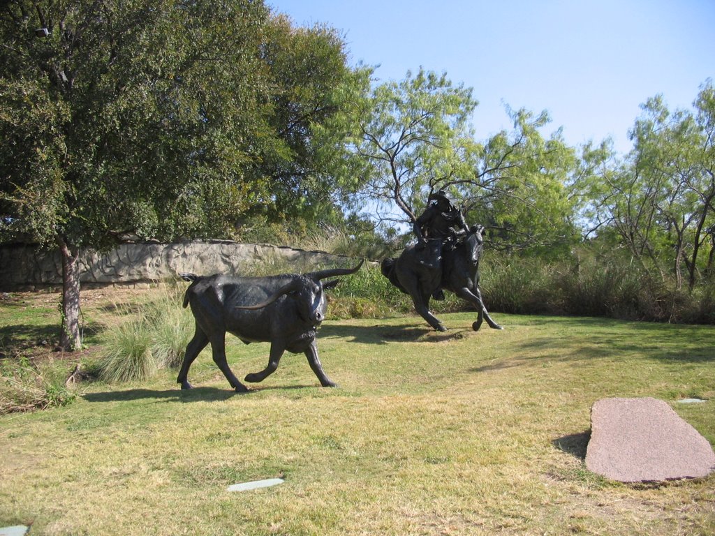Cowboy memorial in Dallas
