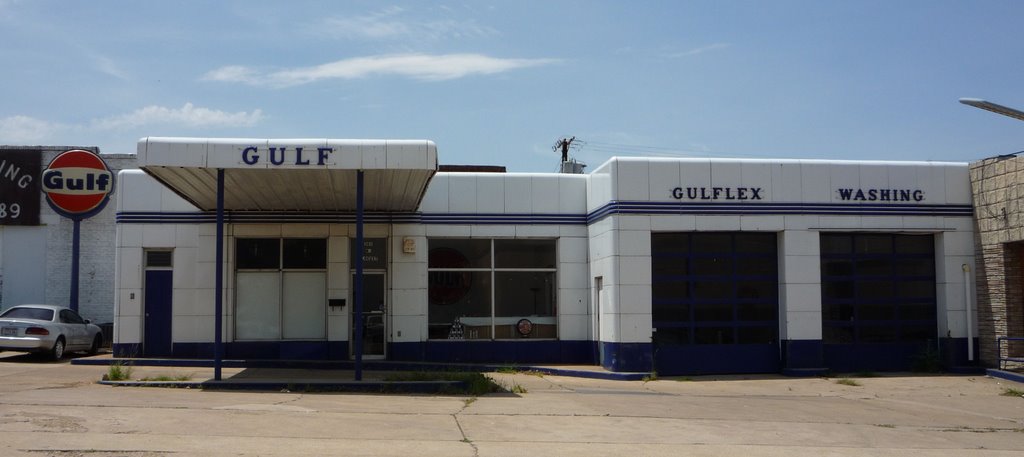 Gulf Station, 301 N. Locust, Denton, Texas.
