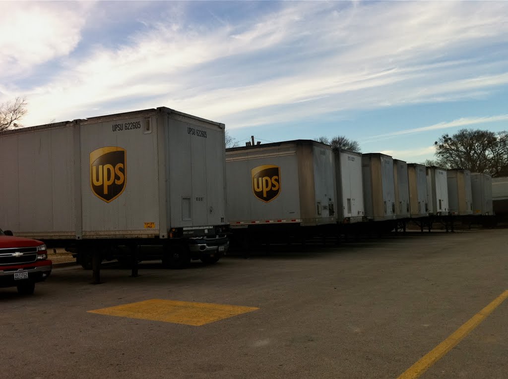 UPS Trucks, Denton, TX