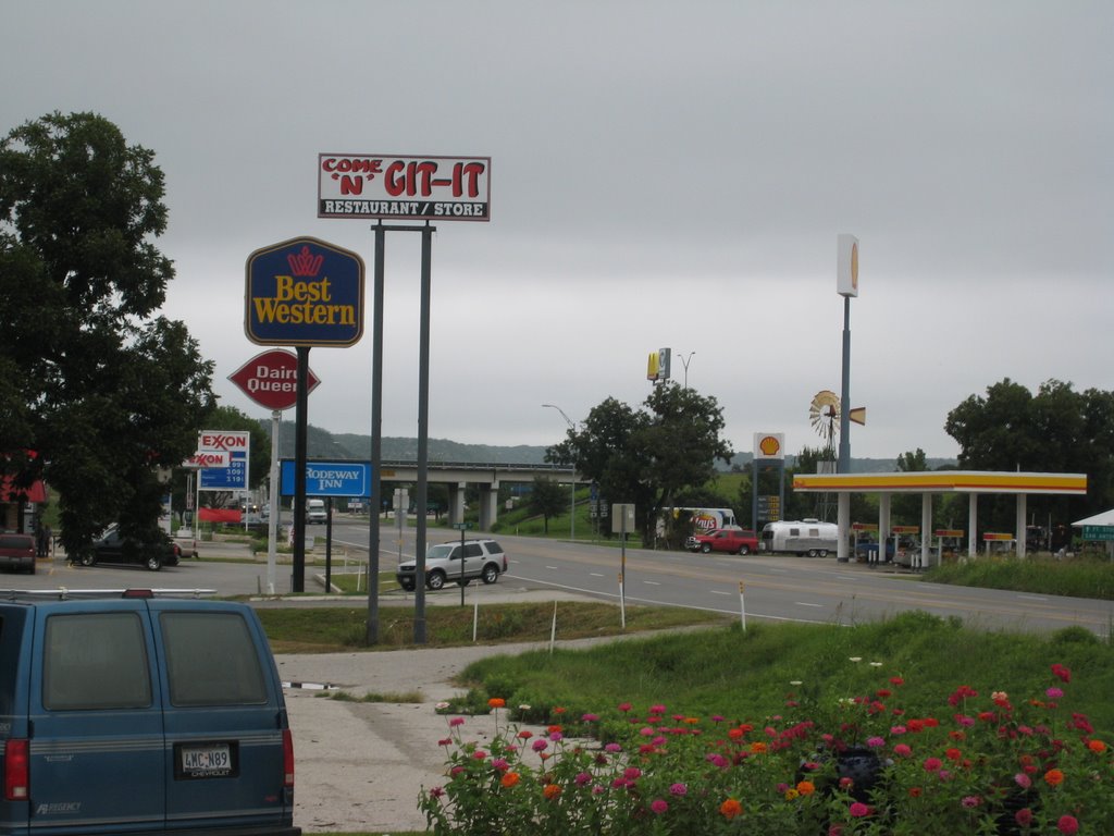 Interstate 10 at Junction, TX