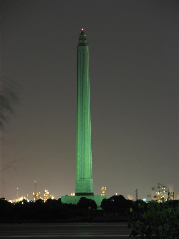 San Jacinto Monument @ night