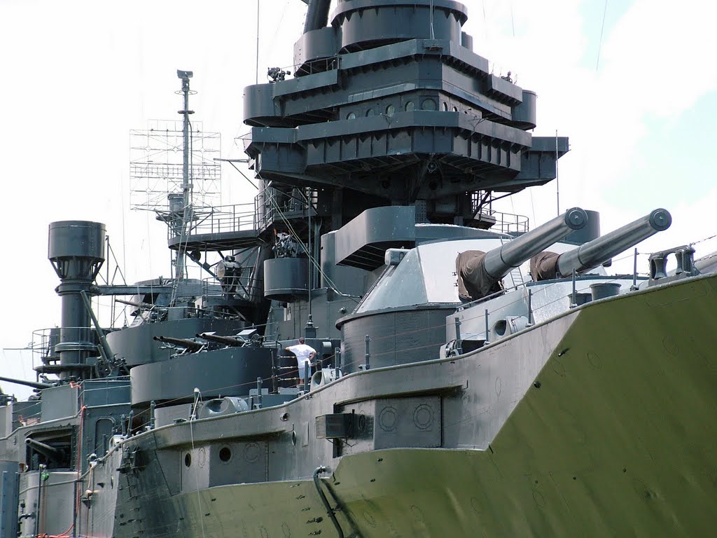 Battleship Texas closeup