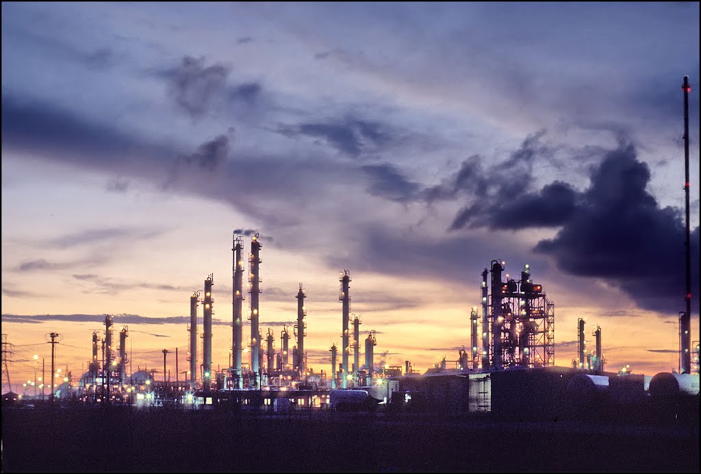 Cracking Towers at Dusk