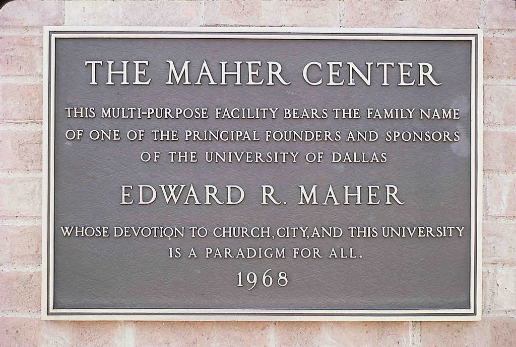 University of Dallas.  The Maher Center.