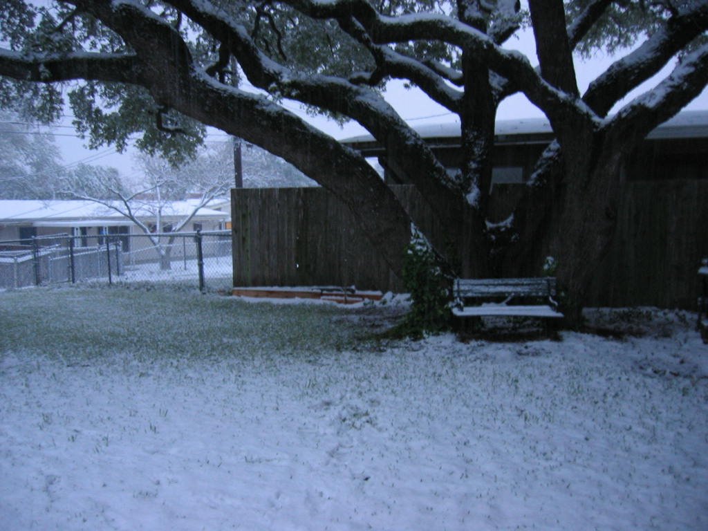 Easter 2007 snowfall, Pershing Park housing
