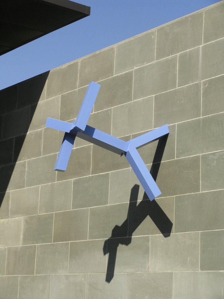 Blue Man Sculpture