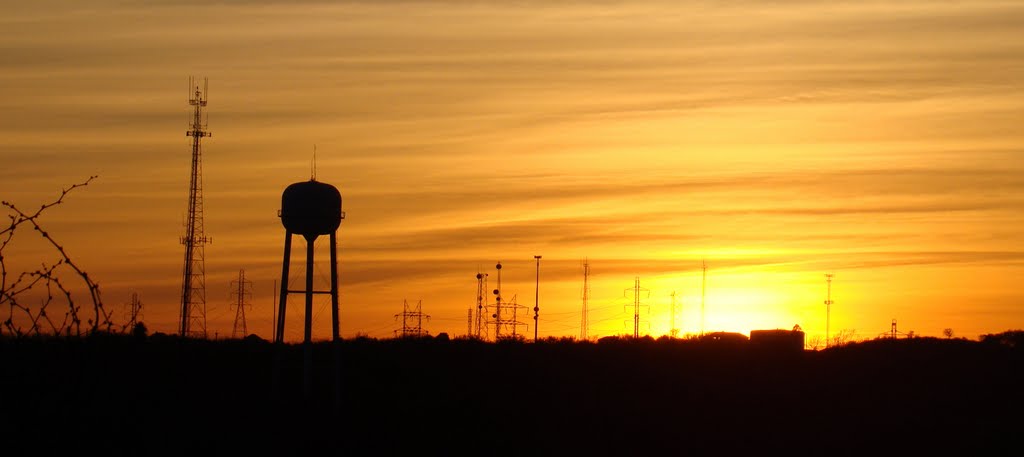 Sunset on the Horizon in Live Oak Texas